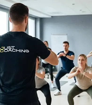 Séance de sport en entreprise